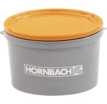 Plast hink med lock och Hornbach logotyp