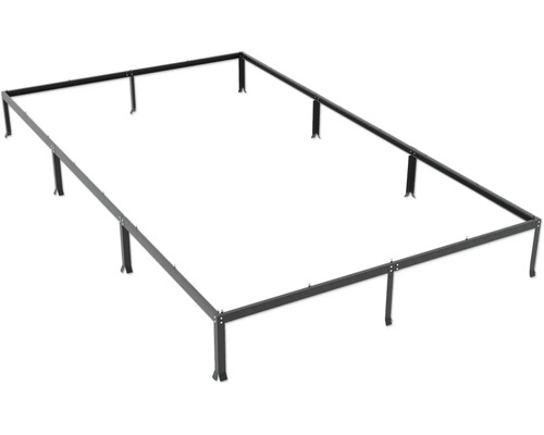 Metallbäddsram med stödben