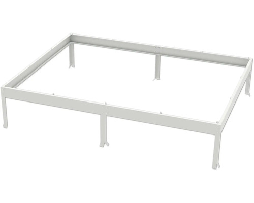 Metallram för en upphöjd trädgårdsbädd