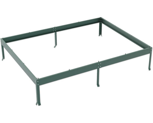 Metallram för upphöjd rabatt