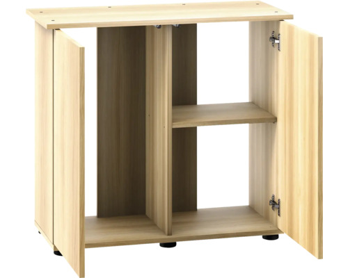 Akvariumskåp med två dörrar och en hylla