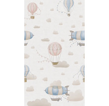 Tapet med luftballonger och molnmönster