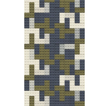 Kakelmönster med kvadratiska byggstenar