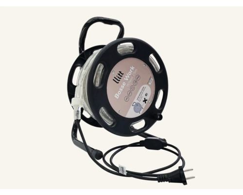 Kabelvinda med 25 meter kabel för utomhusbruk