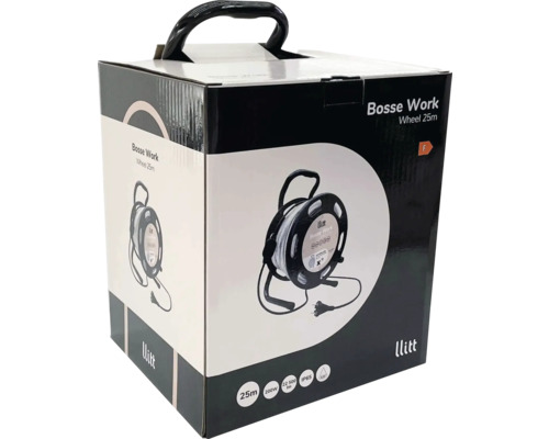 Förpackning för Bosse Work kabelvinda med 25 meter kabel
