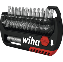 Wiha bitssats med olika skruvmejselbits i hållare