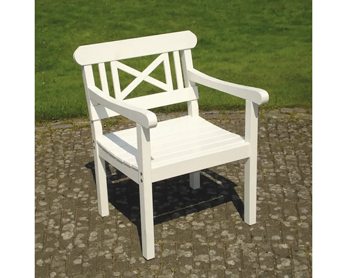 Fåtölj EDEN WOOD Holmsund vit