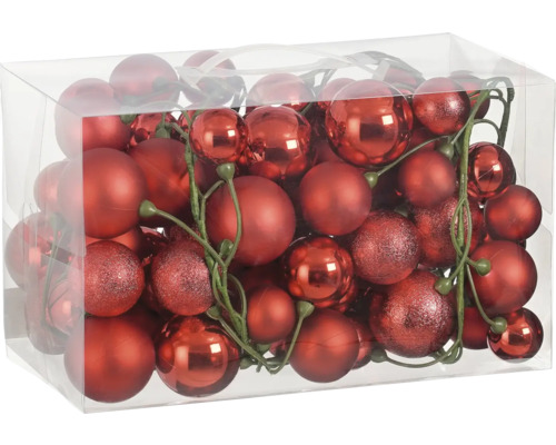 Julgranskuleset i transparent förpackning