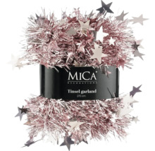 Glittergirlang med stjärnor, 270 cm