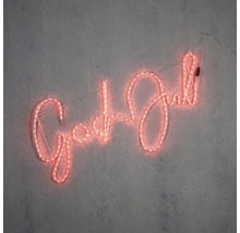 Neontext God Jul juldekoration