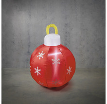 Uppblåsbar julgranskula med snöflingemönster