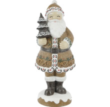 Dekorativ jultomte med julgransfigur