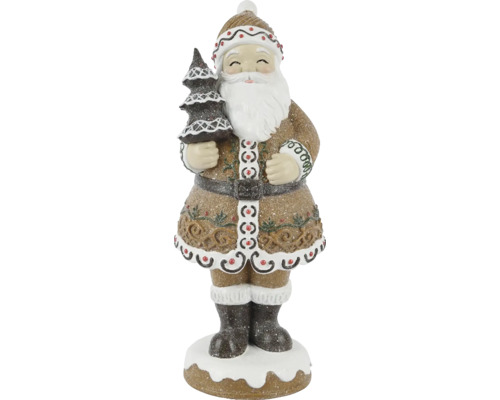 Dekorativ jultomte med julgransfigur