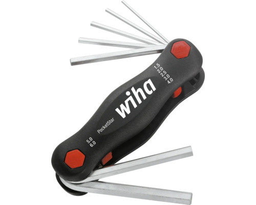 Wiha insexnyckelset med fällmekanism