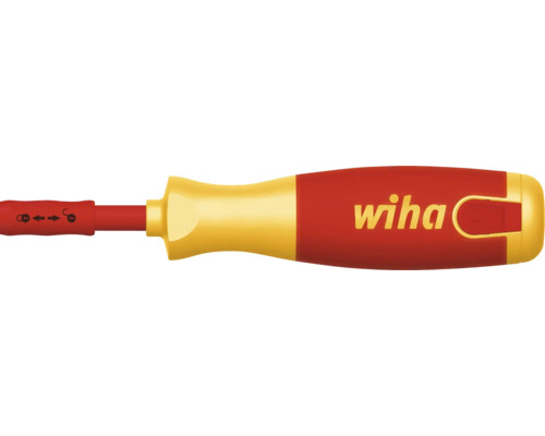 Wiha logotyp på ett skruvmejselhandtag