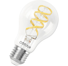Osram logotyp på en LED-lampa med glödtråd