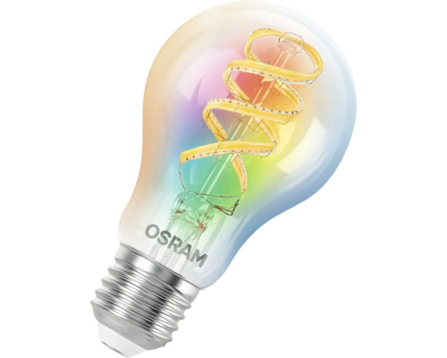 Osram logotyp på dekorativ LED-glödlampa