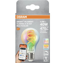 Osram Smart Filament Classic A 40 E27 Multicolor ljuskälla