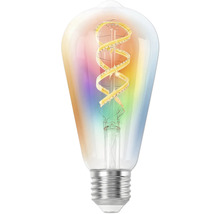 Dekorativ LED-lampa med spiralformad glödtråd