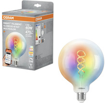 Osram Smart Filament Globe 125 40 E27 Multicolor med förpackning