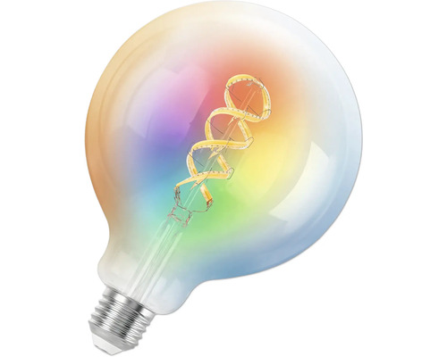 Dekorativ LED-lampa med spiralformad glödtråd