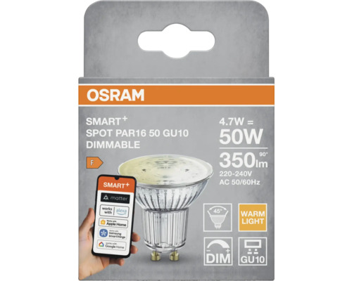 Osram Smart plus Spot PAR16 50 GU10 dimbar förpackning
