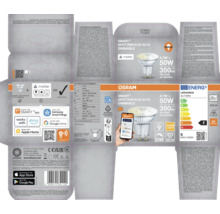 Förpackning för en dimbar Osram Smart+ Spot PAR16 50 GU10 LED-lampa