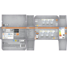 Förpackning med Osram 3-pack Smart+ Spot PAR16 50 GU10 dimbar
