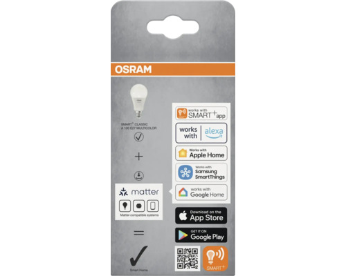 Osram Smart+ Classic A 100 E27 Multicolor förpackning