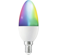 LED-lampa med E14-sockel och färgväxling