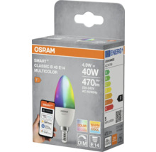 Osram Smart+ Classic B 40 E14 Multicolor LED-lampa i förpackning