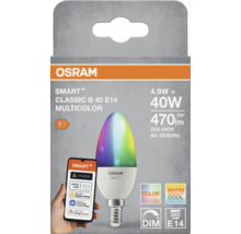 Osram Smart+ Classic B 40 E14 Multicolor lampa med E14 sockel