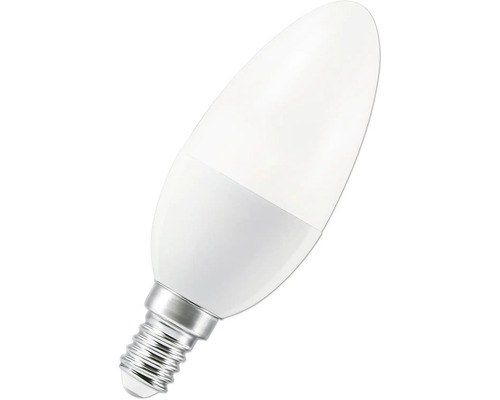 LED-lampa i ljusform med E14-sockel