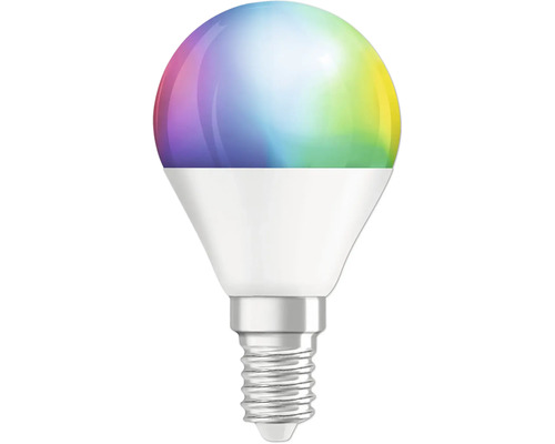 LED-lampa med E14-sockel och färgbyte