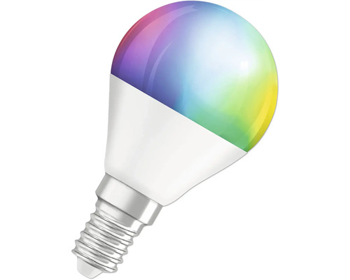 LED-lampa med E14 sockel och färgbytesfunktion