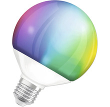 Smart LED-lampa med olika färginställningar