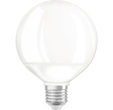 Globformad lampa med skruvsockel