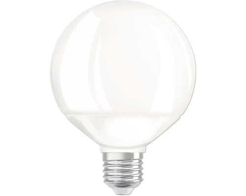 Globformad lampa med skruvsockel