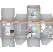 Osram Smart Plus Classic G95 100 E27 Multicolor förpackning