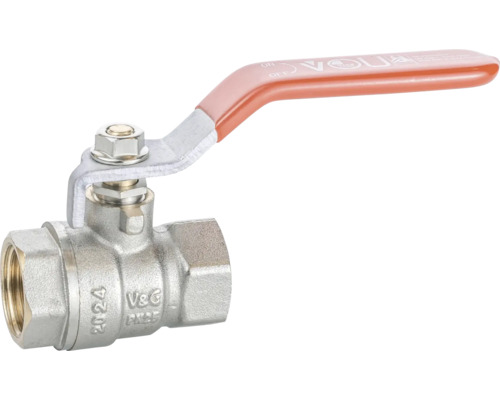 Kulventil i mässing med spak