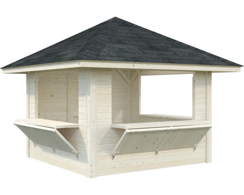 Paviljong PALMAKO Bianca set 106 8,3m² obehandlad