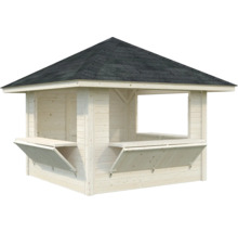 Paviljong PALMAKO Bianca set 106 8,3m² doppimpregnerad