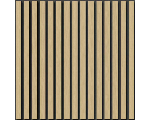 Akustikpanel FJORDWALL 19x600x600mm ek 2-pack Träpaneler för väggdekoration