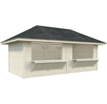 Paviljong PALMAKO Bianca set 111 16,6m² obehandlad