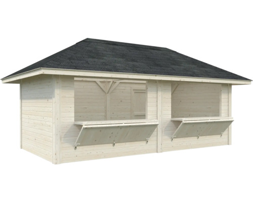 Paviljong PALMAKO Bianca set 111 16,6m² obehandlad