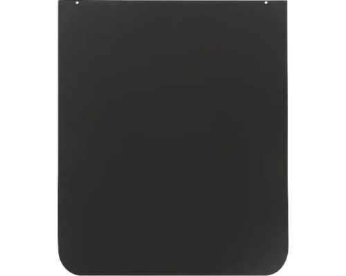 Emaljerad golvplåt 75x90cm svart/grå
