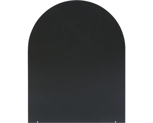 Emaljerad golvplåt 80x100cm svart/grå