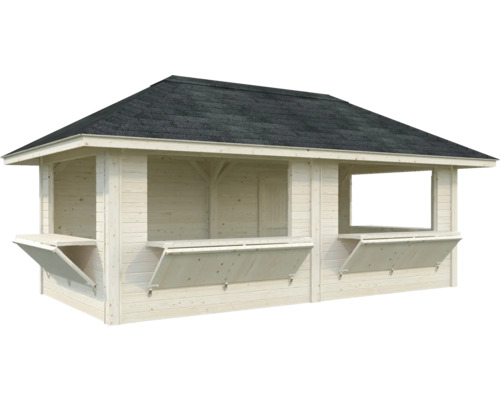 Paviljong PALMAKO Bianca set 112 16,6m² obehandlad