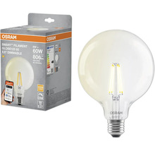 Osram Smart Filament Globe 125 60 E27 Dimmable glödlampa med förpackning