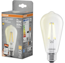 Osram Smart+ Filament Edison 60 E27 dimbar LED-lampa med förpackning